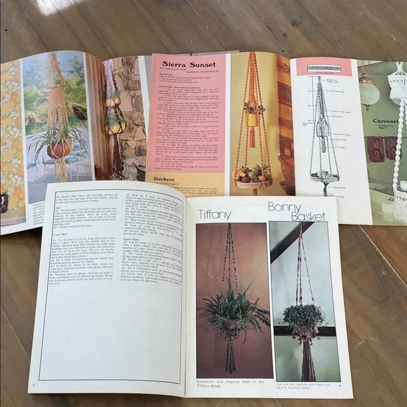 VINTAGE Macrame Pattern Book Bundle - Picture 7 of 10